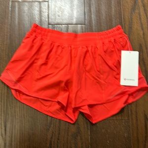 NWT Red Hotty Hot LR 4” shorts